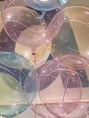 Clear Bubble / Printed Bobo